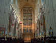 Inside view of Bath Abbey