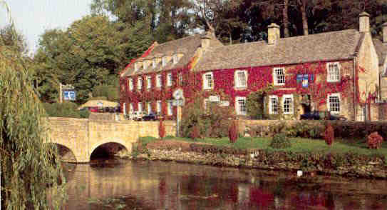 Village of Bibury in the Cotswolds