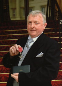 Mike with his MBE