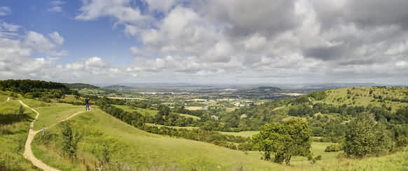 View from Barrow Wake at Birdlip