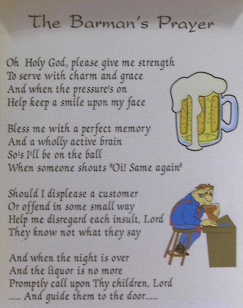 Barmans Prayer ditti