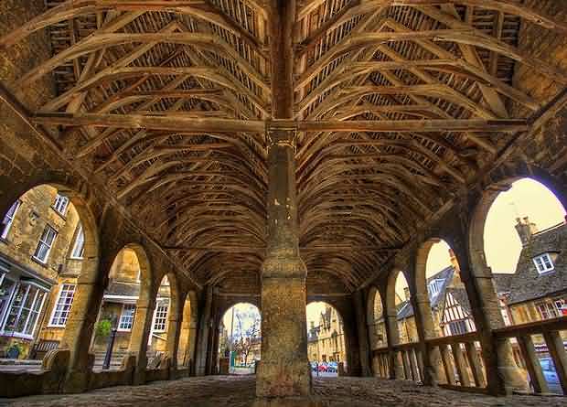 The ancient Market Hall at Chipping Campden