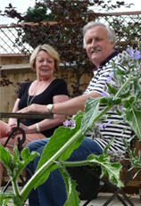 Linda and Duncan - the proprietors of Hadley House