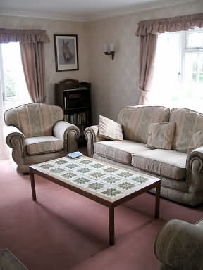 Lounge room at Hill Grove Farm Cottage Crawley Dry Lane Minster Lovell Witney Oxfordshire