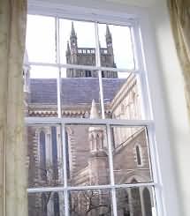 View of Worcester Cathedral from a Burgage House